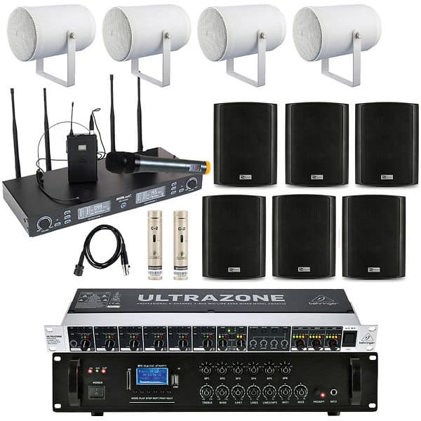 Sistem Profesional Sonorizare Biserica Pro S5, bluetooth, USB