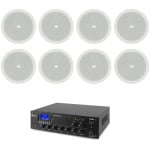 Sistem ambiental 2 zone 8 boxe tavan, Bluetooth, USB
