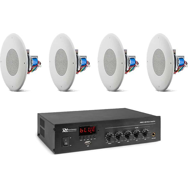 Sistem ambiental 4 boxe tavan JBL CSS8004, Bluetooth, USB, FM