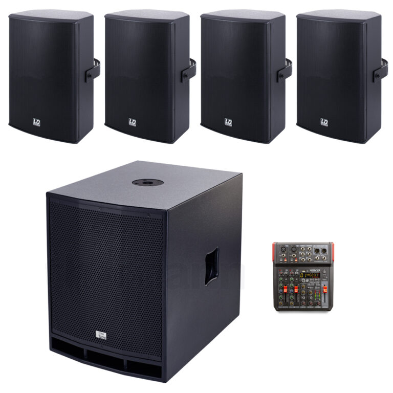 Sistem audio activ Acoustic Power 3, bas 15 inch, 4 boxe, 660W