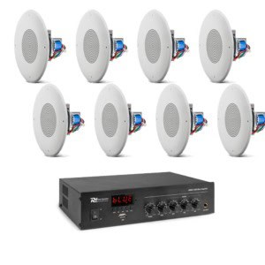 Sistem audio ambiental 8 boxe JBL CSS8004, bluetooth, USB, FM