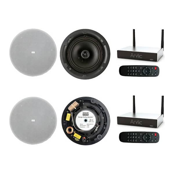 Sistem audio multiroom cu boxe incastrabile, 2 zone, internet radio, bluetooth, wi-fi