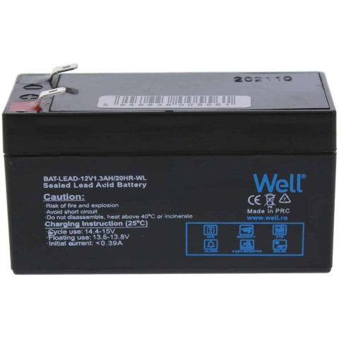 acumulator plumb acid well 12v 1.3ah