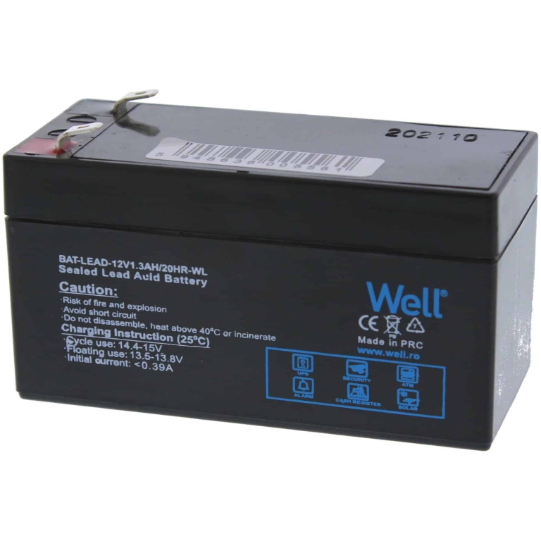 acumulator plumb acid well 12v 1.3ah