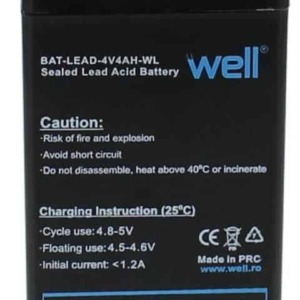acumulator plumb acid well 4v 4ah