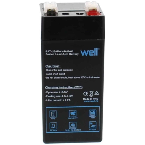 acumulator plumb acid well 4v 4ah