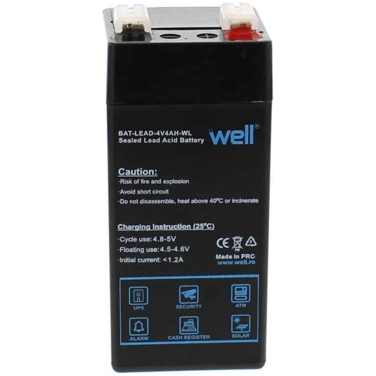 acumulator plumb acid well 4v 4ah