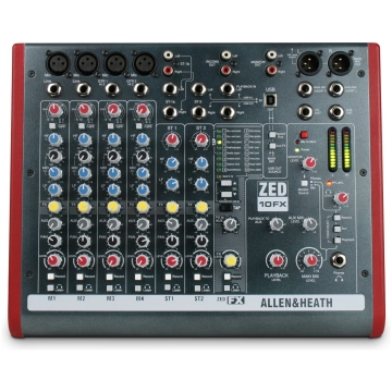 mixer allen heath zed 10fx