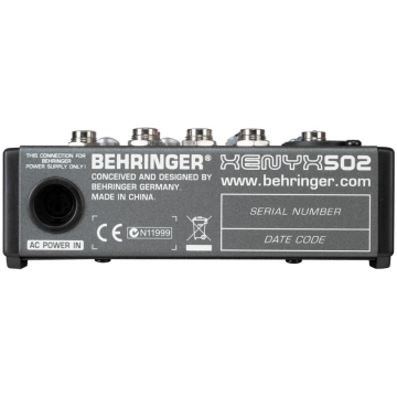 mixer audio behringer xenyx 502