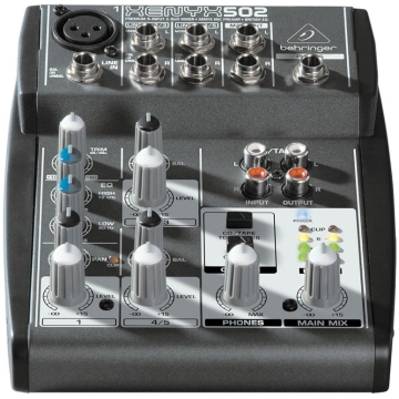 mixer audio behringer xenyx 502