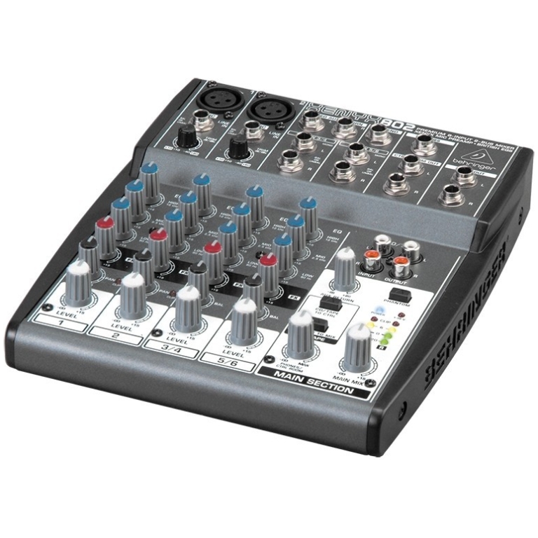 mixer audio behringer xenyx 802