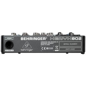 mixer audio behringer xenyx 802