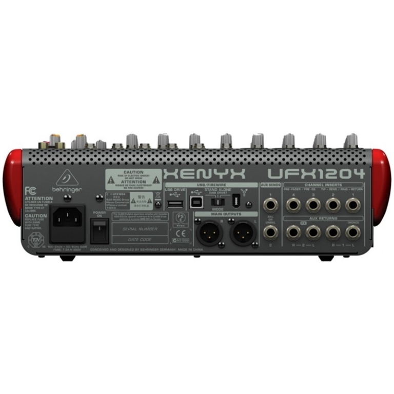 mixer audio behringer xenyx ufx1204