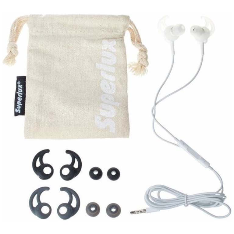 casti in ear superlux hd 387i white
