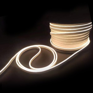 neon flex lumina calda 8w/m 6x12mm 2835 12v ip65