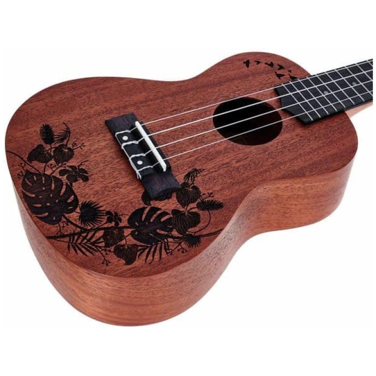 ukulele concert harley benton kahuna c flower 2