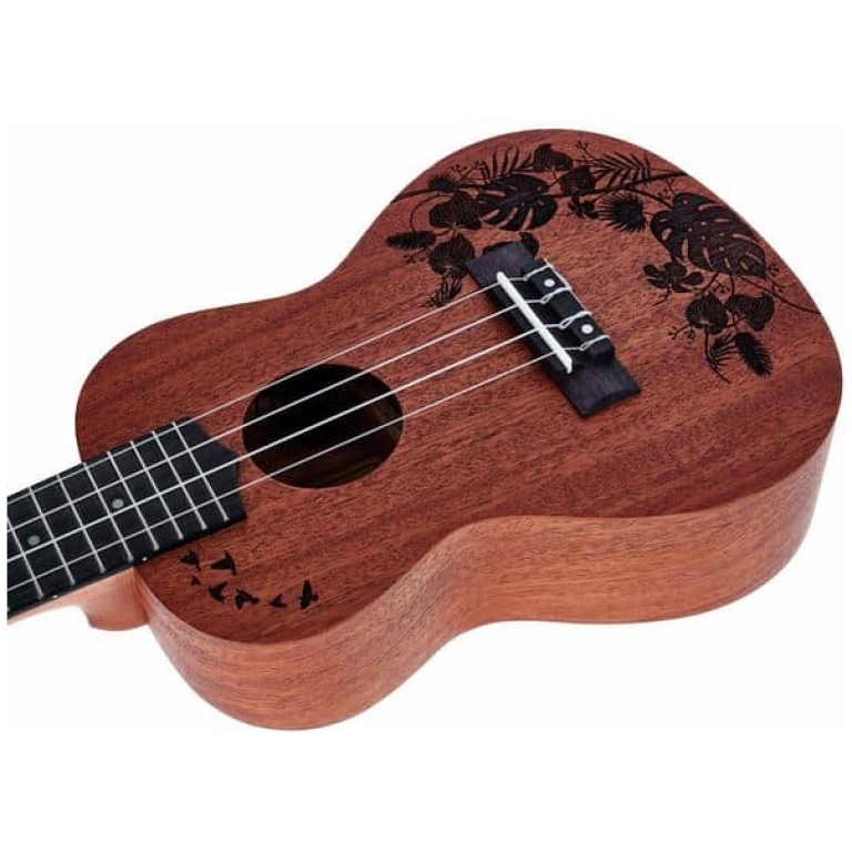 ukulele concert harley benton kahuna c flower 2