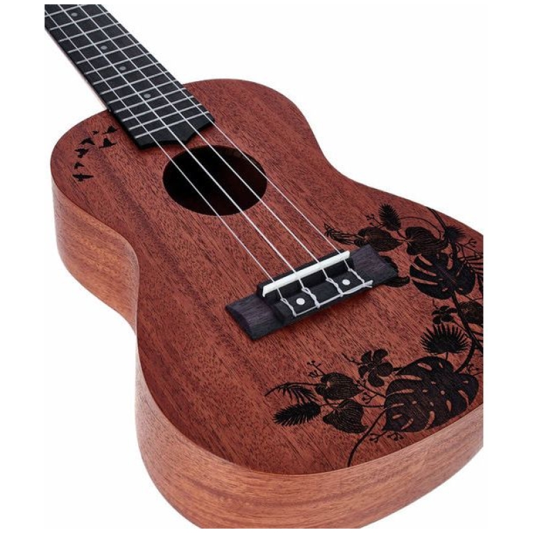 ukulele concert harley benton kahuna c flower 2