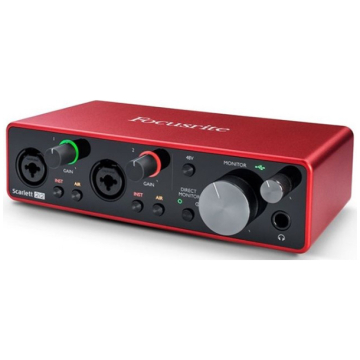 Focusrite Scarlett 2i2 3rd Gen, Interfata Audio