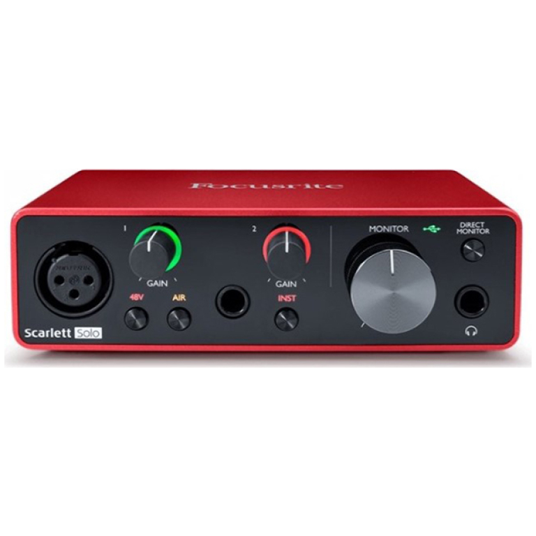 Focusrite Scarlett Solo 3rd Gen, Interfata Audio
