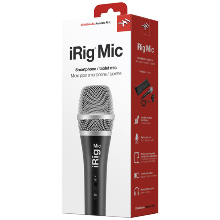 IK Multimedia iRig Mic, Microfon podacast iOS / Android