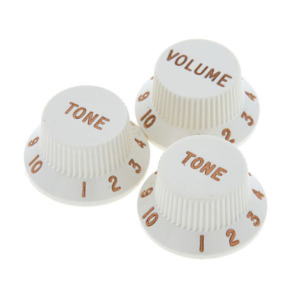 Butoane Chitara Fender Vol&Tone Knobs Set Parchment