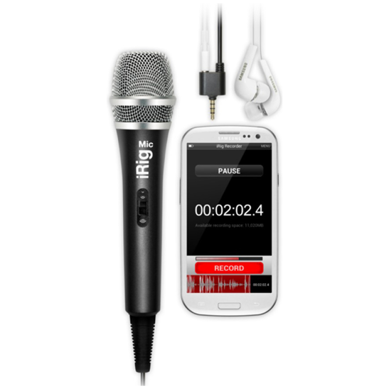 IK Multimedia iRig Mic, Microfon podacast iOS / Android
