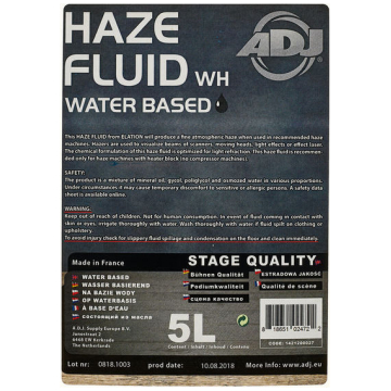 Lichid de Fum ADJ Haze Fluid Water Based