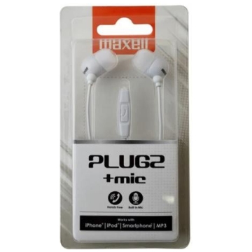 Casti Maxell Plugz, cu microfon