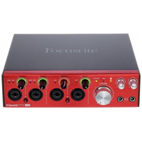 Focusrite Clarett 4Pre USB, Interfata audio