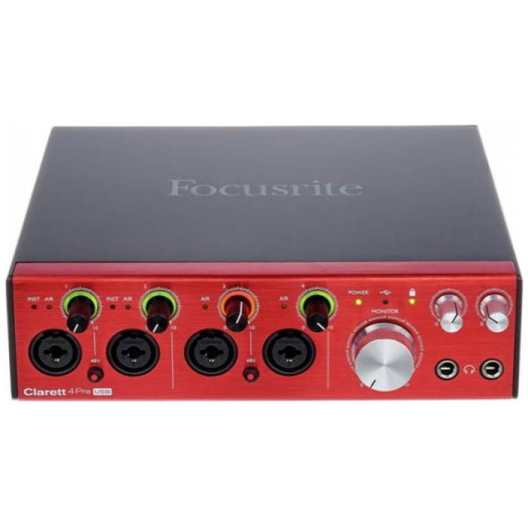 Focusrite Clarett 4Pre USB, Interfata audio