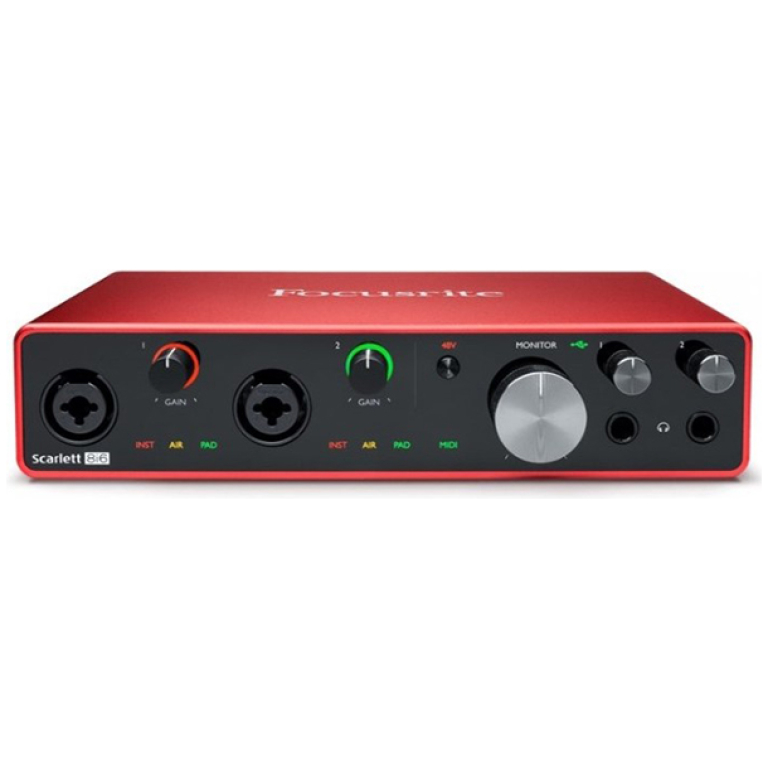 Focusrite Scarlett 8i6 3rd Gen, Interfata Audio