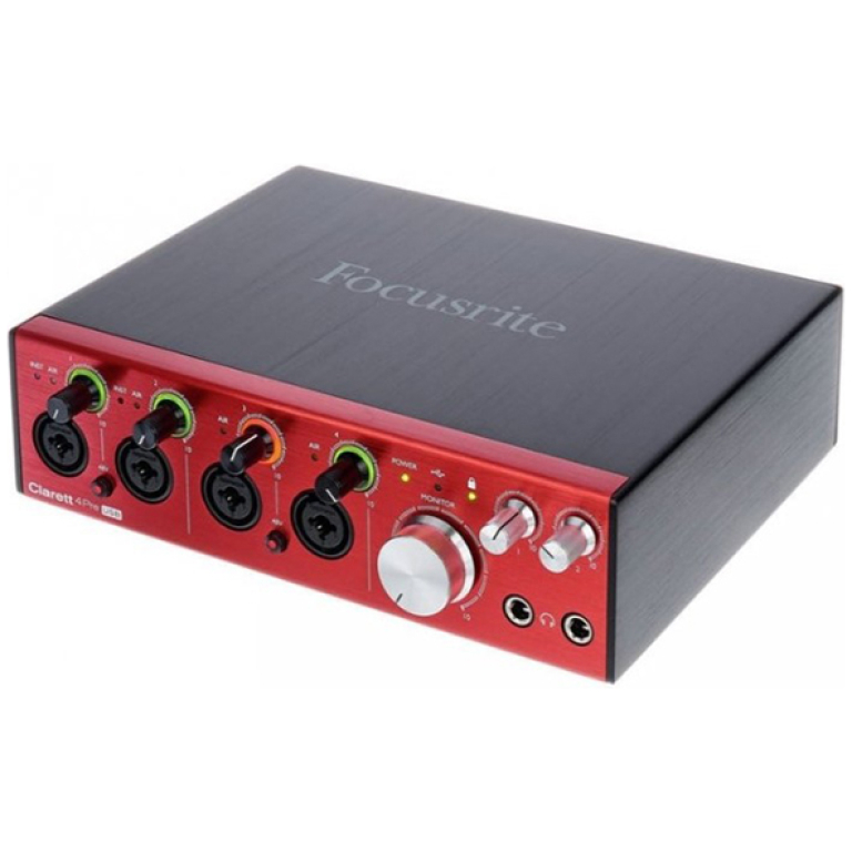 Focusrite Clarett 4Pre USB, Interfata audio