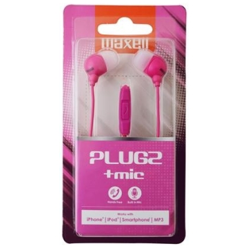 Casti Maxell Plugz, cu microfon