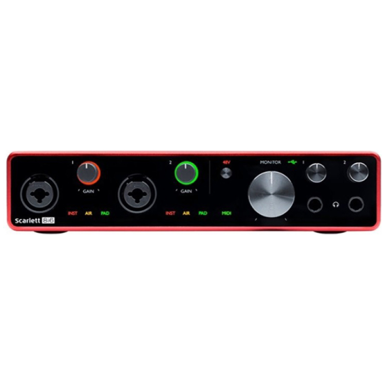 Focusrite Scarlett 8i6 3rd Gen, Interfata Audio