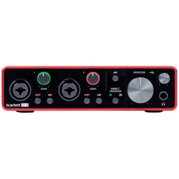 Focusrite Scarlett 2i2 3rd Gen, Interfata Audio