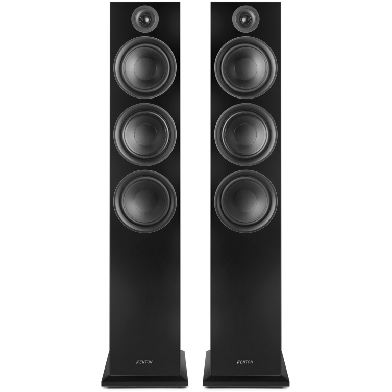 Boxe HI-FI pasive Fenton SHF80B, negre, de podea