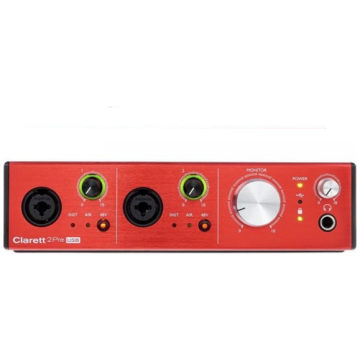 Focusrite Clarett 2Pre USB, Interfata Audio