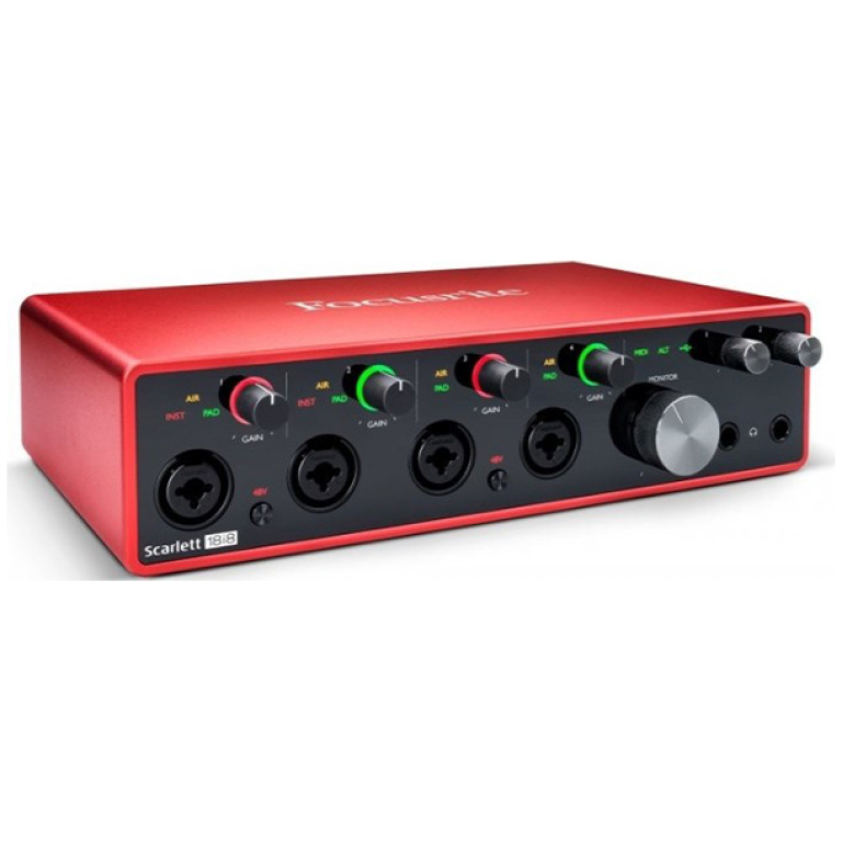 Focusrite Scarlett 18i8 3rd Gen, Interfata audio