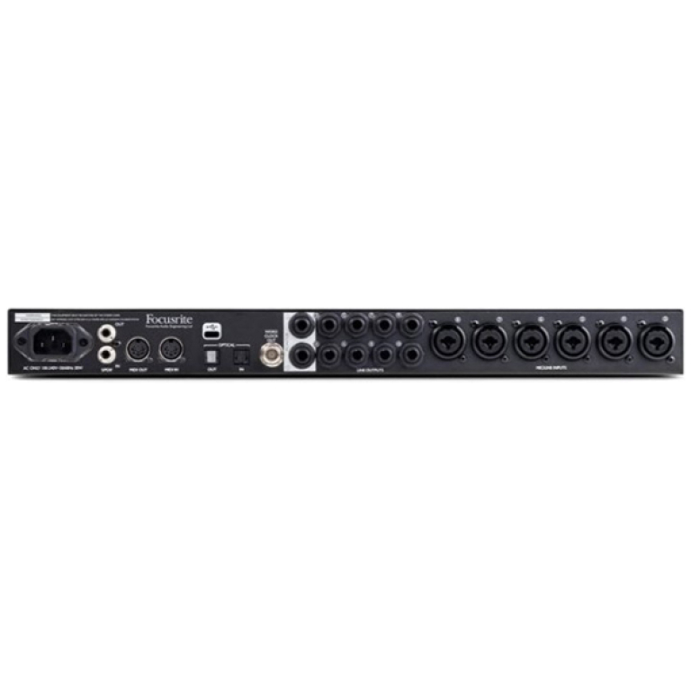 Focusrite Clarett 8Pre USB, Interfata audio