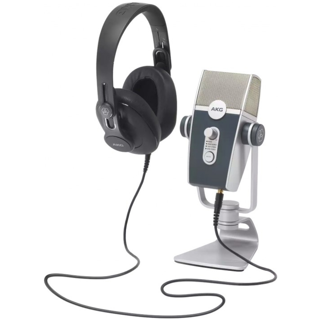 Set Microfon si Casti AKG Podcaster Essentials