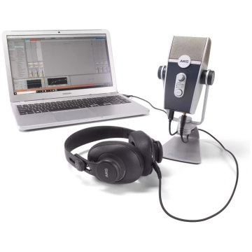 Set Microfon si Casti AKG Podcaster Essentials