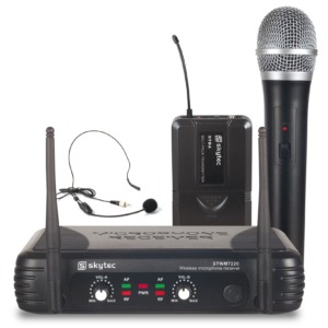 Set microfone wireless Vonyx STWM722C,VOCAL,HEADSET-LAVIERA