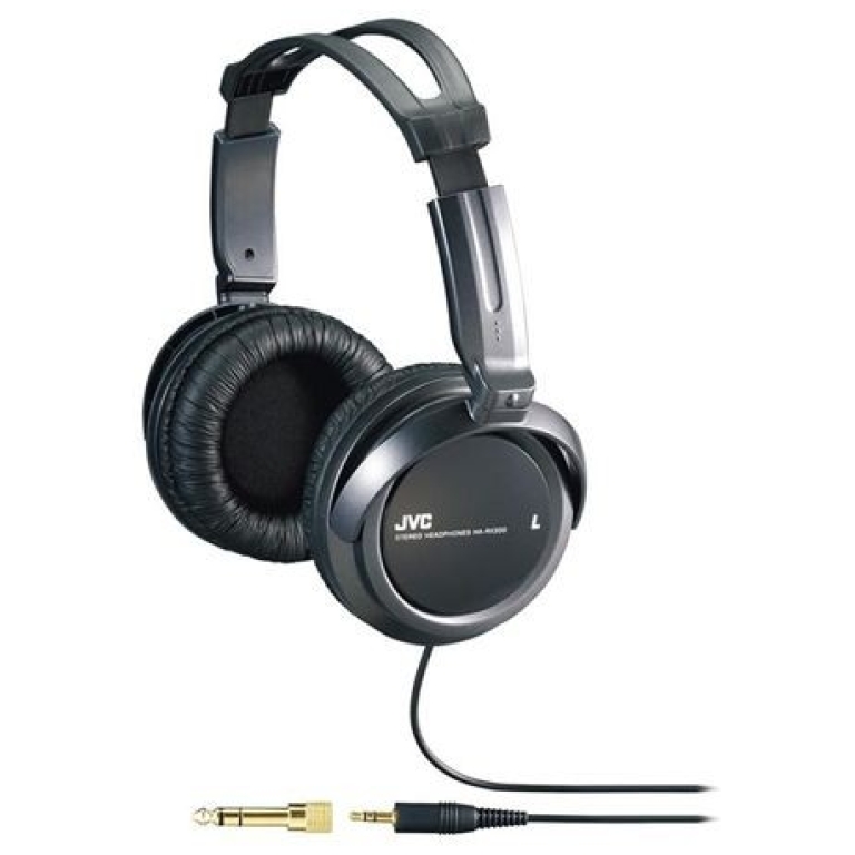 Casti JVC HA-RX300, negre