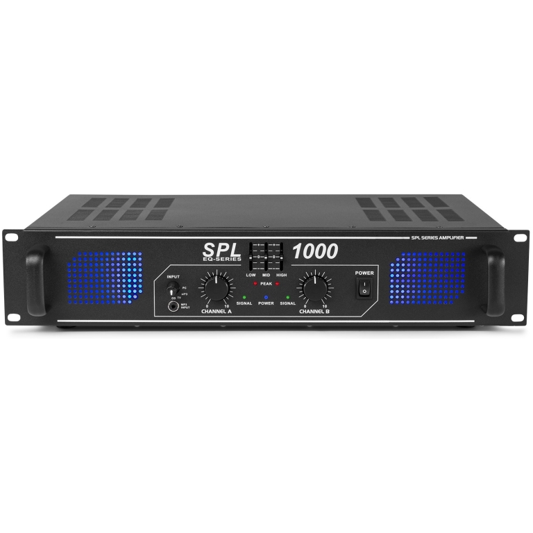 Skytec SPL 1000, Amplificator audio 2x500W, Eq