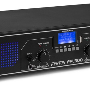 Amplificator digital Fenton FPL 500, 2x250W, Bluetooth, USB