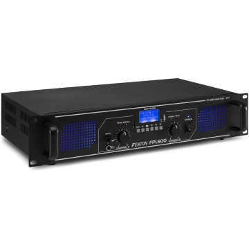 Amplificator digital Fenton FPL 500, 2x250W, Bluetooth, USB