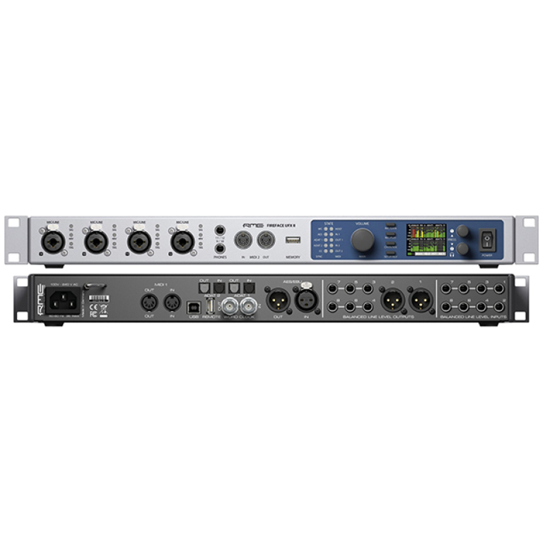 RME Fireface UFX II, Interfata audio