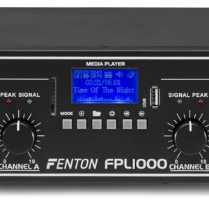 Amplificator digital Fenton FPL 1000, 2x500W, Bluetooth, USB