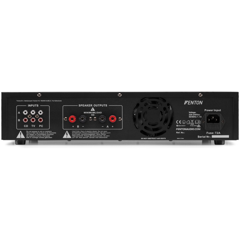 Amplificator digital Fenton FPL 1000, 2x500W, Bluetooth, USB